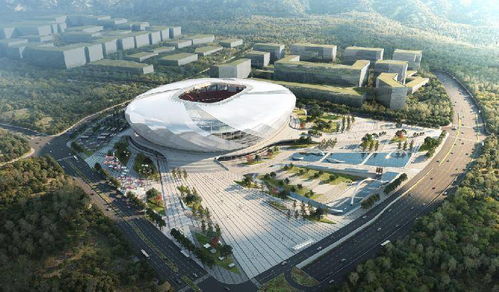 龍興足球場建設加速 近6萬平米地下室結構全面完成