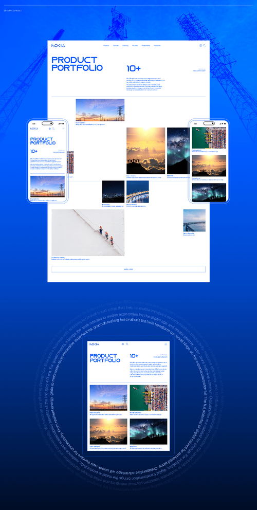 nokia公司網站ui設計